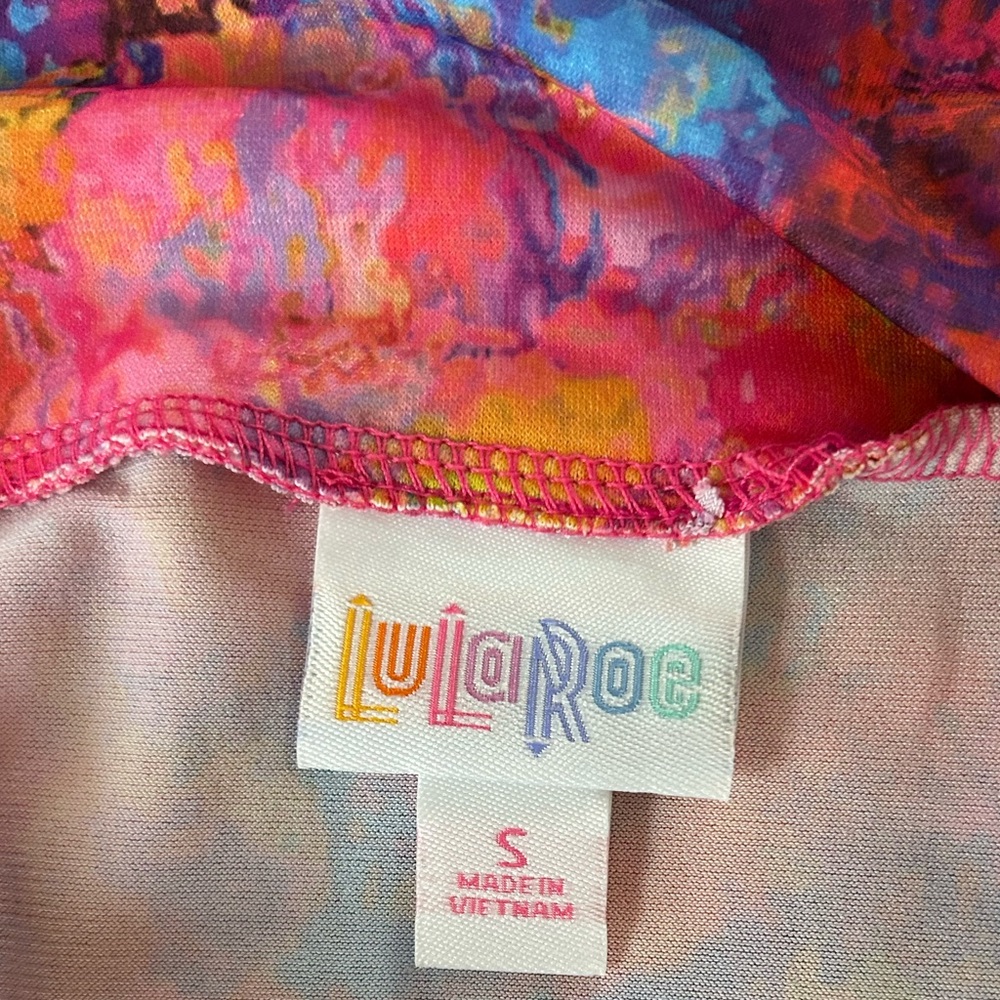 LuLaRoe Pink and Purple Azure skirt size Small EUC - Picture 4 of 6